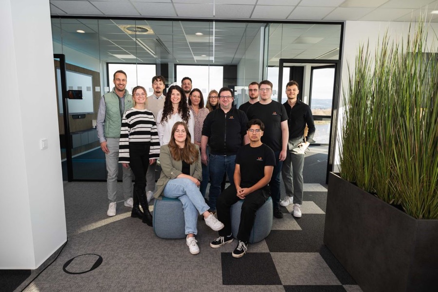 Das Entwicklerteam der Lunnebach Innovations GmbH im Büro